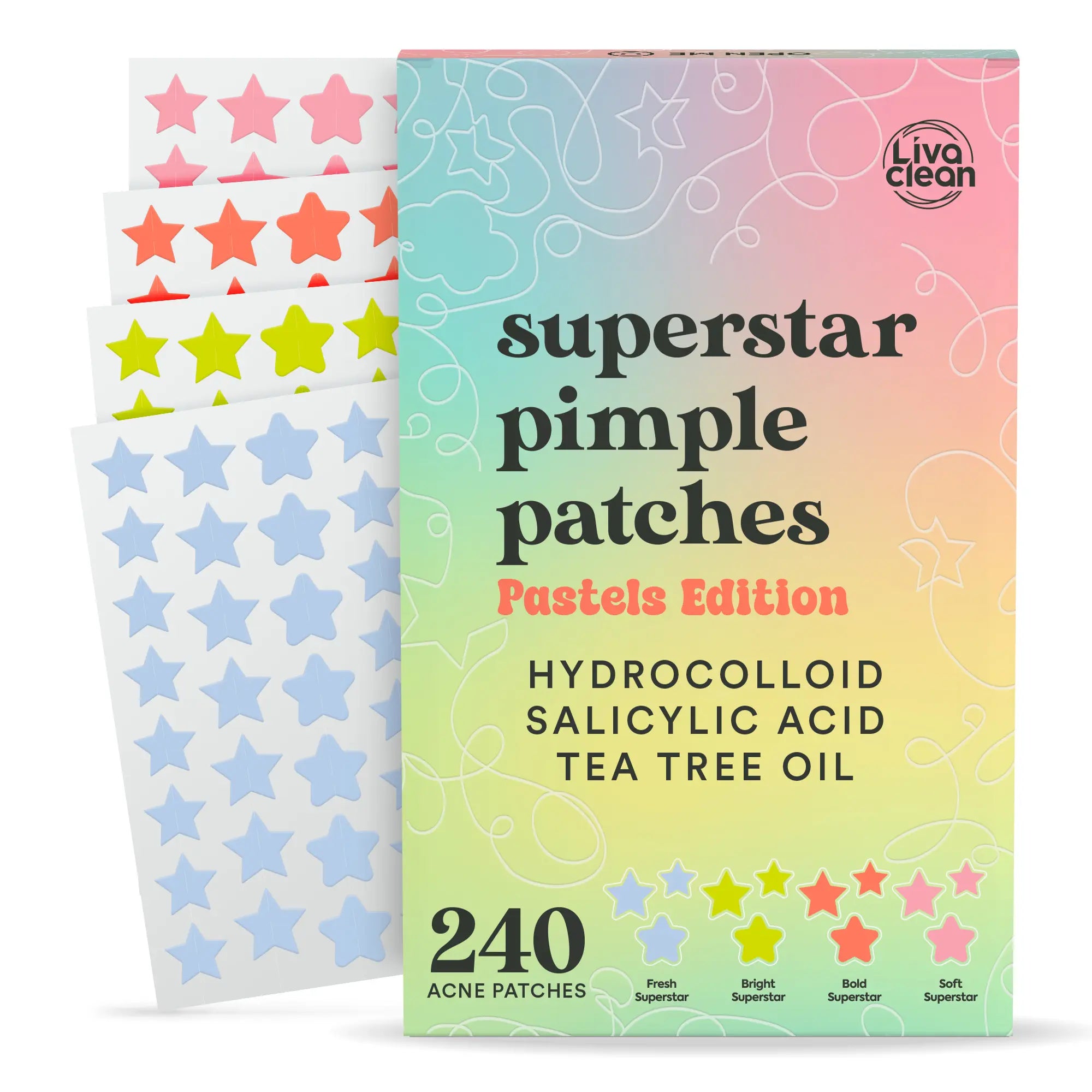 240Ct Pretty Pastels Pimple Patches
