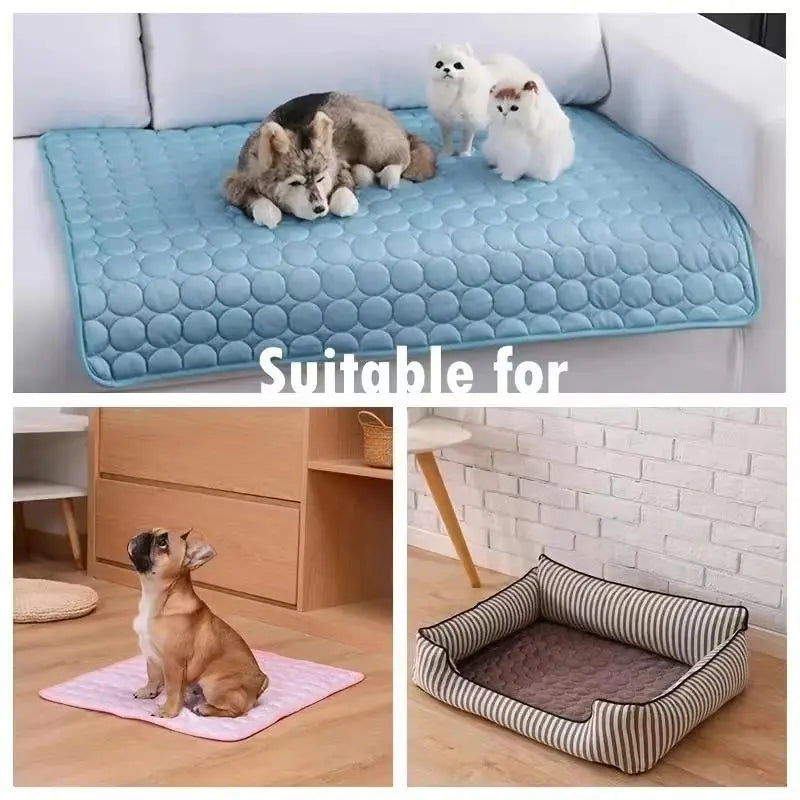 Pet Cooling Mat, Summer Pet Ice Pad, Breathable Pet Cooling Mat, Summer Cooling Pad for Dogs & Cats, Pet Supplies