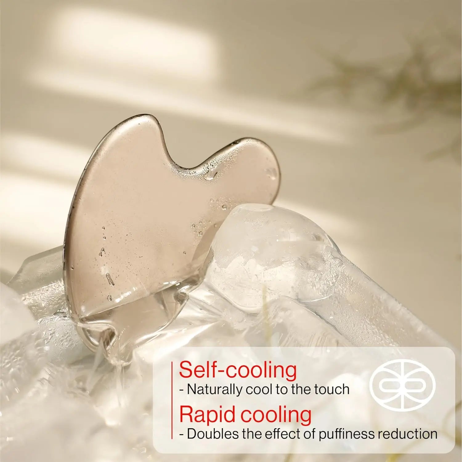 Rena Chris Stainless Steel Facial Skincare Tool/Gua Sha/Anti-Aging/Jawline/Dark Circle/Puffiness