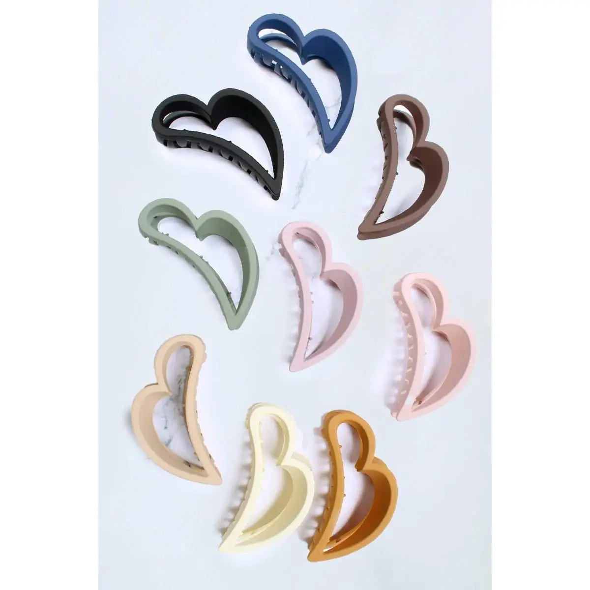 Heart Hair Claw Clip