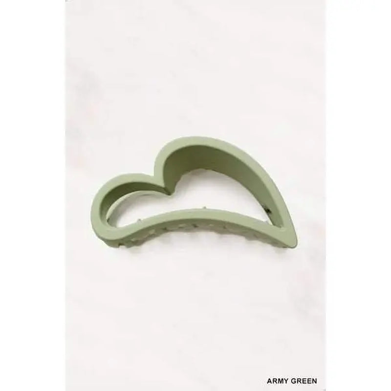 Heart Hair Claw Clip