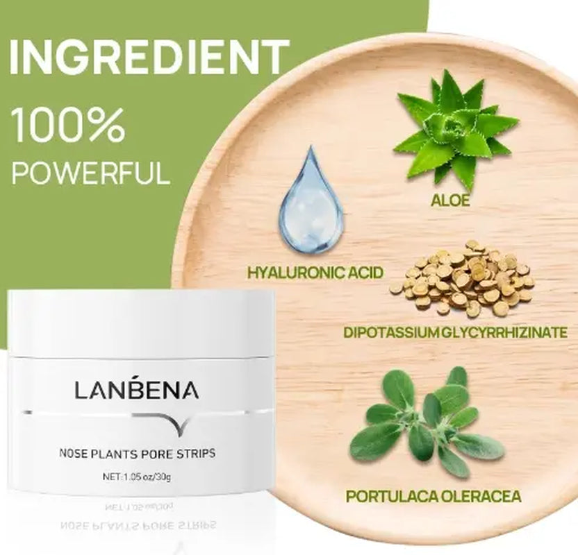 LANBENA Nose Mask Pore Strip Blackhead Remover Tearing Patch Care Skin Nasal Deep Clean Deaning Acne Treatment Skin Care Mask Beauty Persenal Care