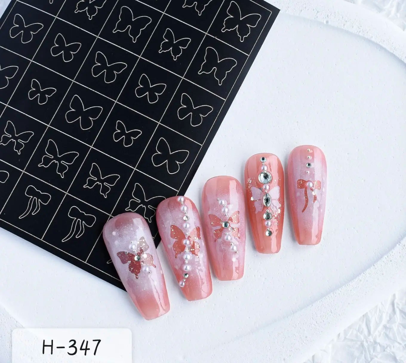 Airbrush-Specific Nail Gradient Stickers