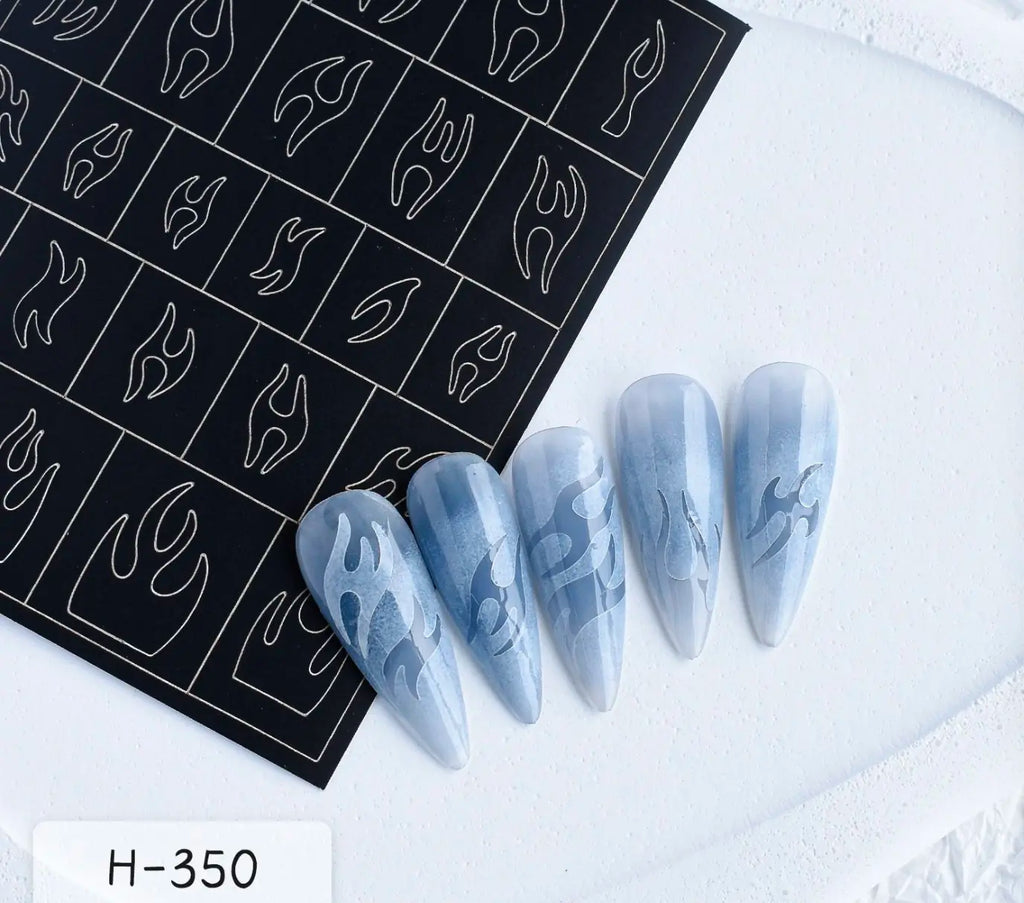 Airbrush-Specific Nail Gradient Stickers