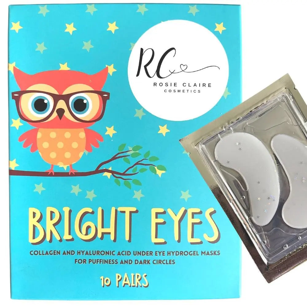 Rosie Claire Cosmetics Bright Eyes Collagen and Hyaluronic Acid under Eye Patches Soothing