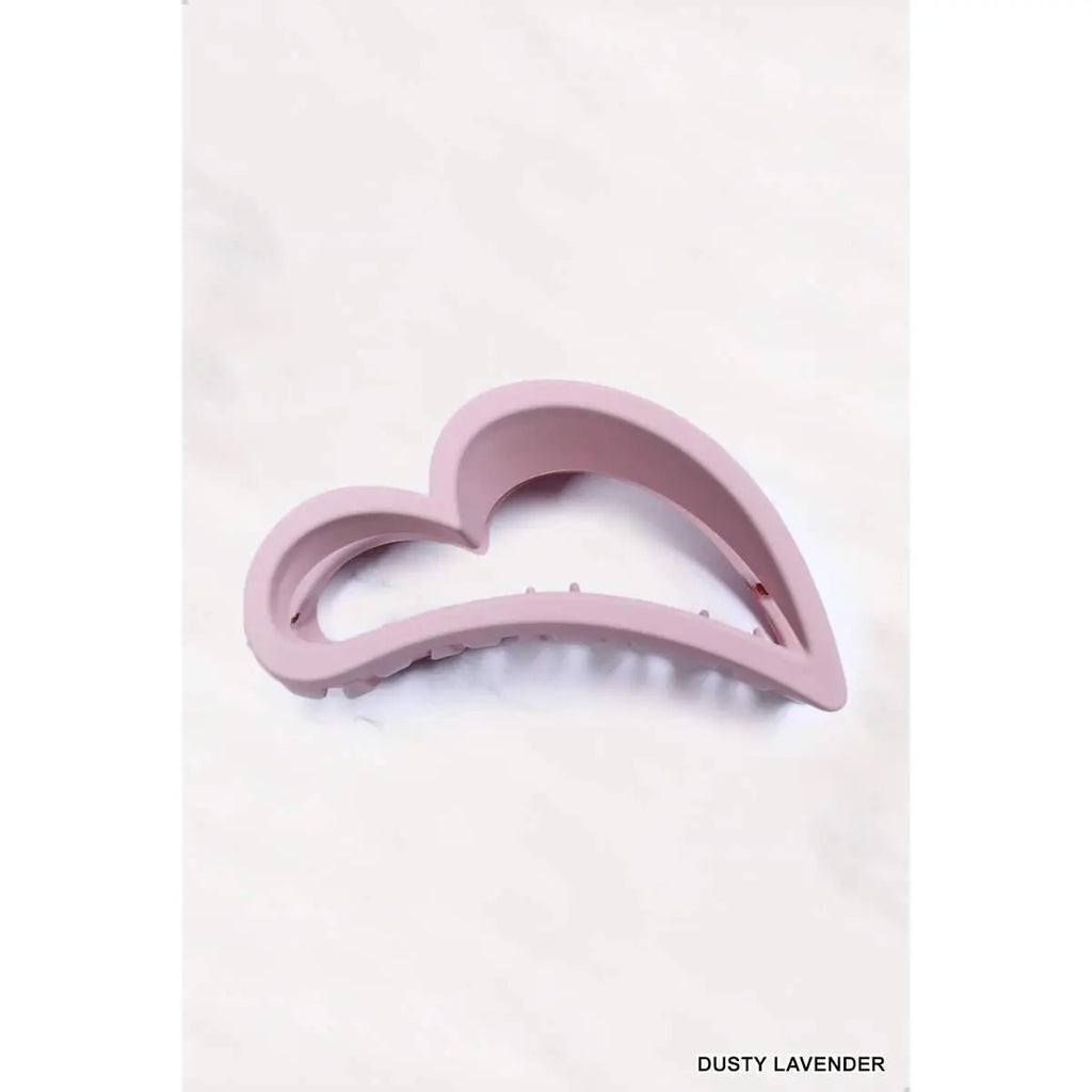 Heart Hair Claw Clip