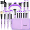 Make up Brushes, VANDER Professional 32Pcs Makeup Brush Set, Makeup Brushes Set Foundation Blending Cosmetic Brush Set Kit,Purple
