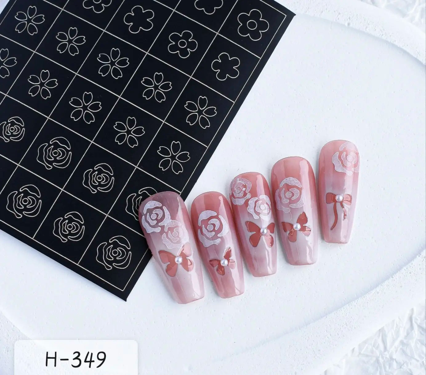 Airbrush-Specific Nail Gradient Stickers