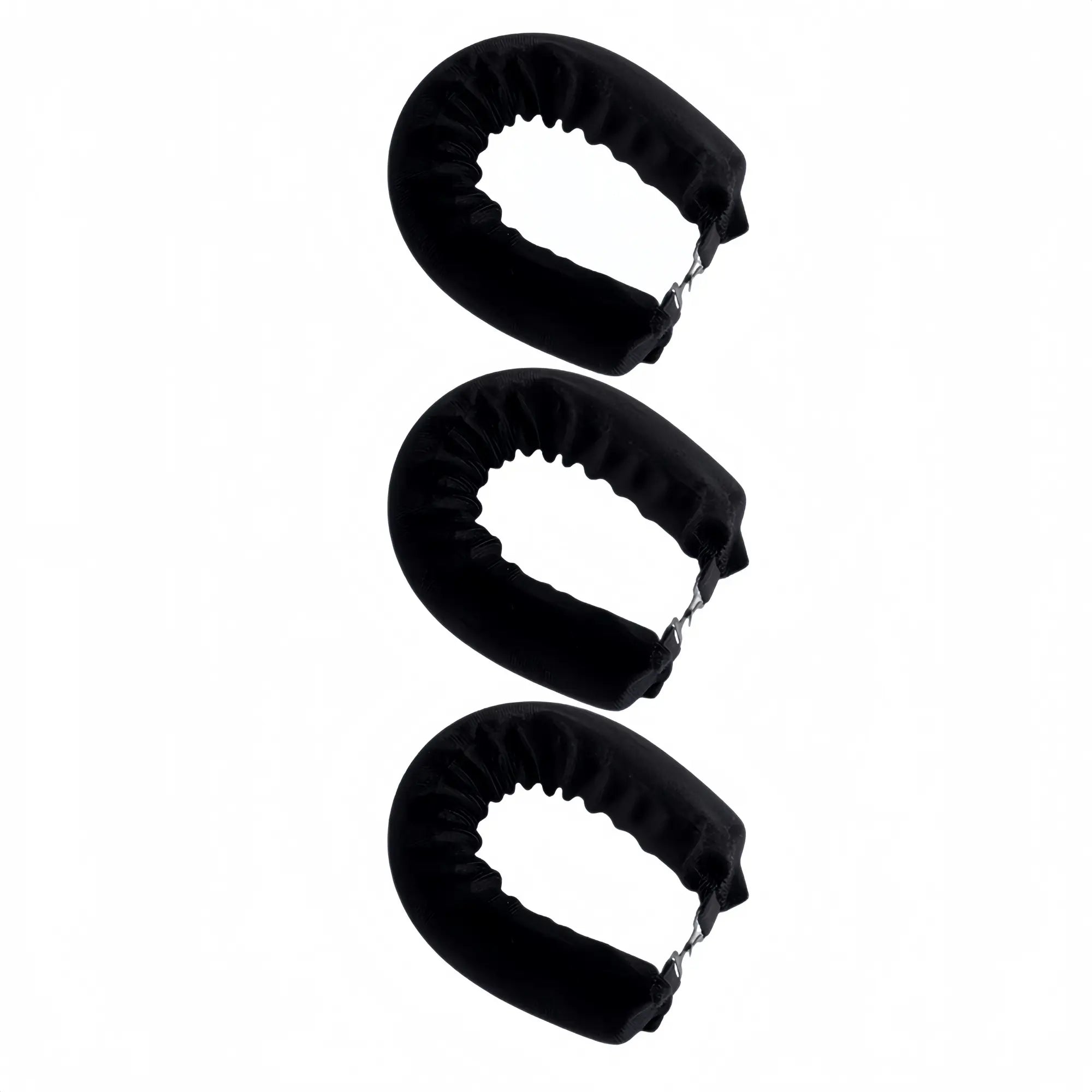 3-Piece Soft Hair Curlers Heatless Waver Kit, Non-Plug-In Manual Hair Styling Tool, Easy to Carry, Simple to Operate for Nighttime Wavy Curls