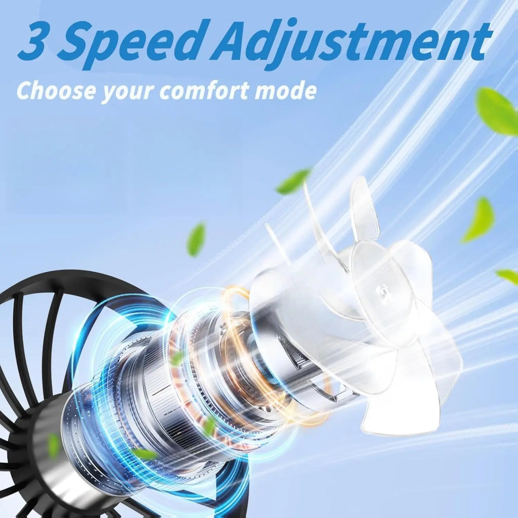 Neck Fan Portable Rechargeable: Personal Cooling Wearable Fan around Your Neck That Blow Cold Air for Men Women - Usb Should Fan Battery Operated for Travel and Outdoor Sports