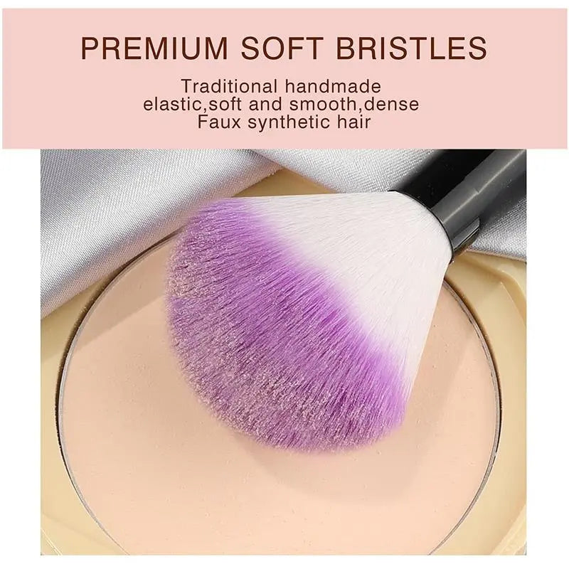 Make up Brushes, VANDER Professional 32Pcs Makeup Brush Set, Makeup Brushes Set Foundation Blending Cosmetic Brush Set Kit,Purple