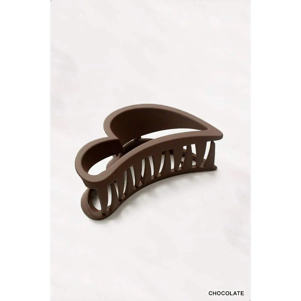 Heart Hair Claw Clip