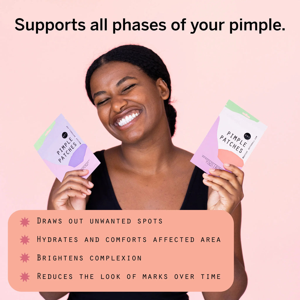 Dot Pimple & Zit Patches for Face – All-Natural Custom Triple-Action Formula Absorbs, Clears & Brightens Acne Spots with Hydrocolloid, Vitamin C, Tea Tree Oil & Salicylic Acid (8 & 12 Mm, 108 Ct)