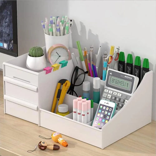 1Pc Space-Saving Multi-Grid Makeup Organizer - Keep Your Makeup Tidy and Easy to Find Gift Gift Gift Lightweight Vanity Drawstring Case Plastic Canvas