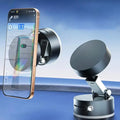 Vacuum Magnetic Car Phone Holder, 1 Count Foldable Portable Car Phone Holder, Multi-Scene Use Car Phone Mount for Car, Gym & More