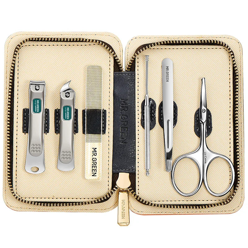 Set verde acero inoxidable para hombre