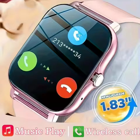 KESHUYOU 2025 Nuevo reloj inteligente Bluetooth con monitor de oxígeno en sangre/presión arterial, reloj inteligente para mujeres y hombres, regalo de vacaciones