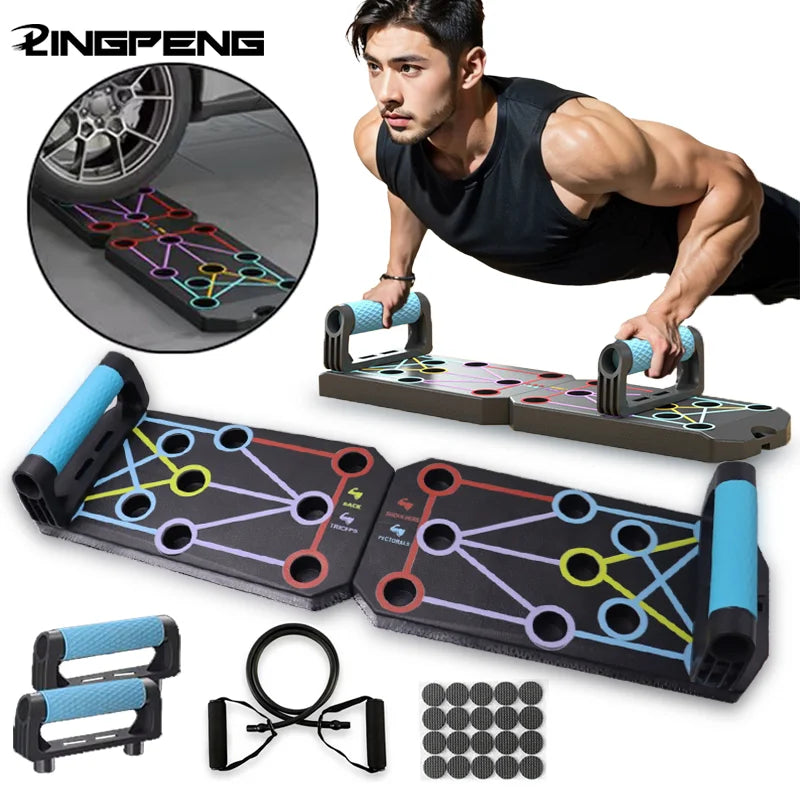 Tabla de flexiones plegable, soporte para ejercicio