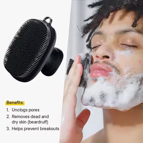 Silicone Face Scrubber for Men and Women Facial