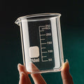 Taza medidora de vidrio de alto borosilicato, vaso de