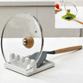 Cocina cuchara tenedor estante organizador plástico