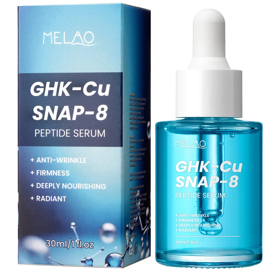 Facial sérum con piel