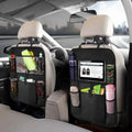 Auto organizador con pantalla soporte auto almacenamiento