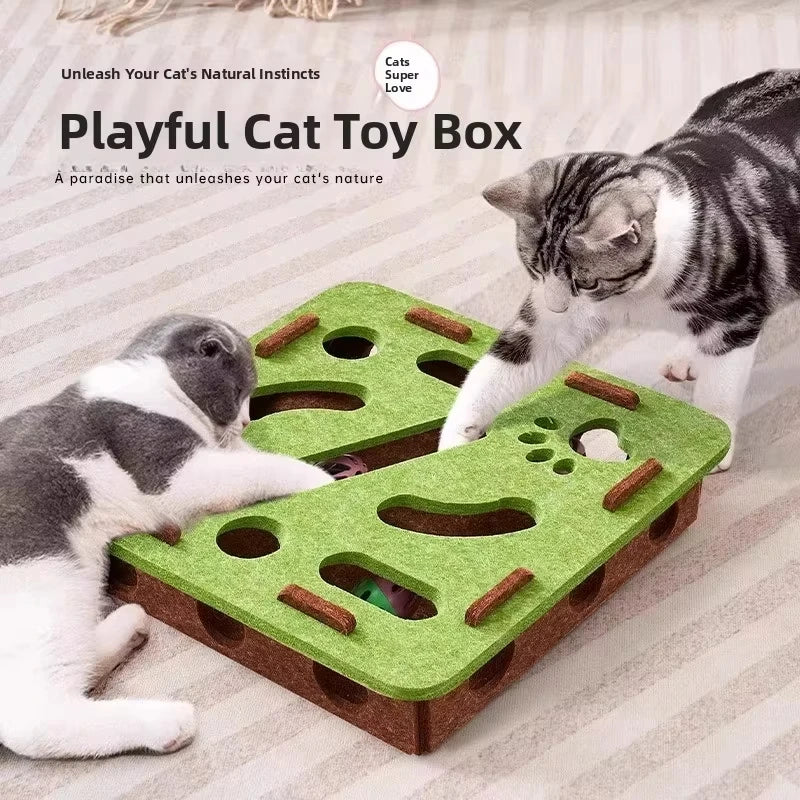 Gato juguete caja gato ejercicio juguete con
