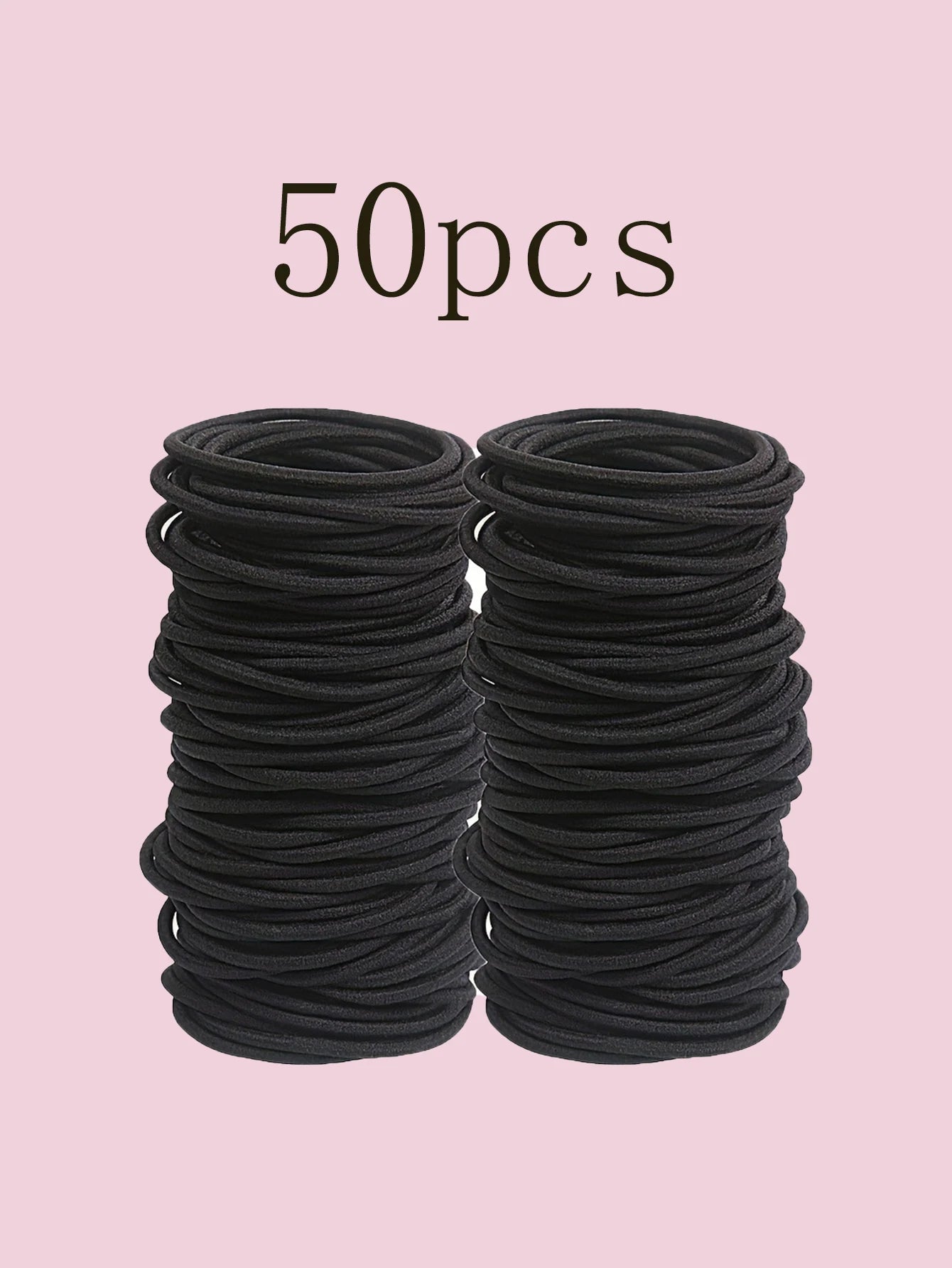 Negro cabello bandas banda soporte cabello accesorios