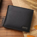 Cartera de cuero genuino para hombre, producto