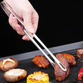 Pinzas de cocina largas de acero inoxidable