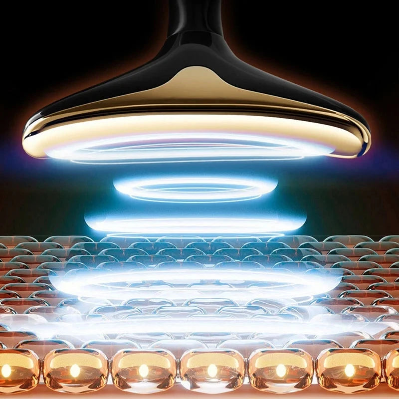 Microcurrent Facial Massager for Lift & Firm Skin, Reduce Wrinkles on Face Neck & Eyes, Rejuvenation Device