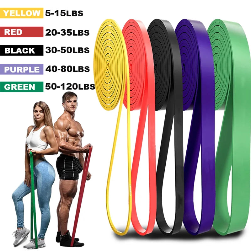 Fitness resistencia banda entrenamiento ejercicio gimnasio y