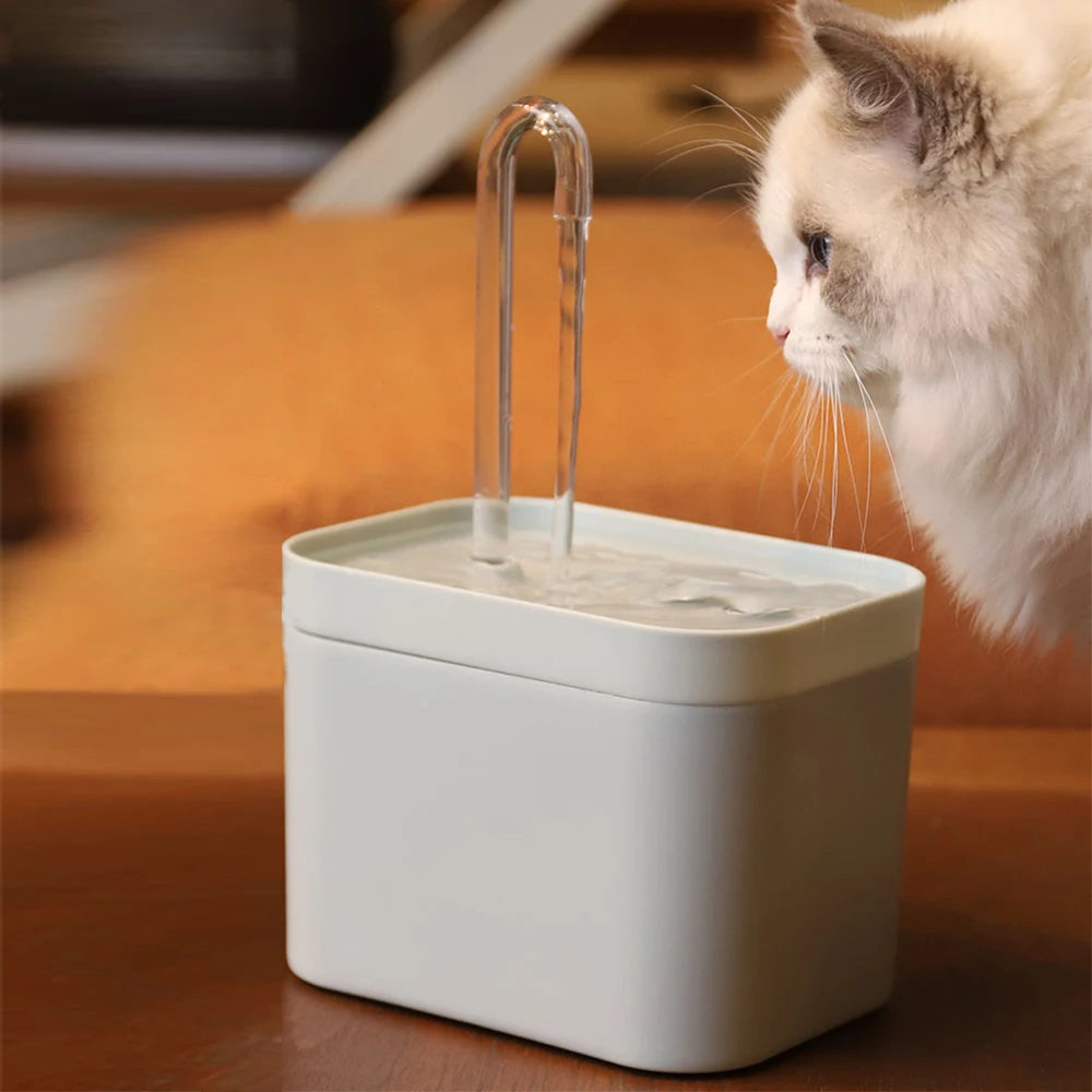 Filtro de fuente de agua para gatos ultrasilencioso