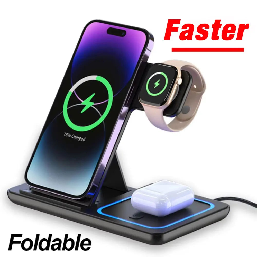Cargador plegable inalámbrico
