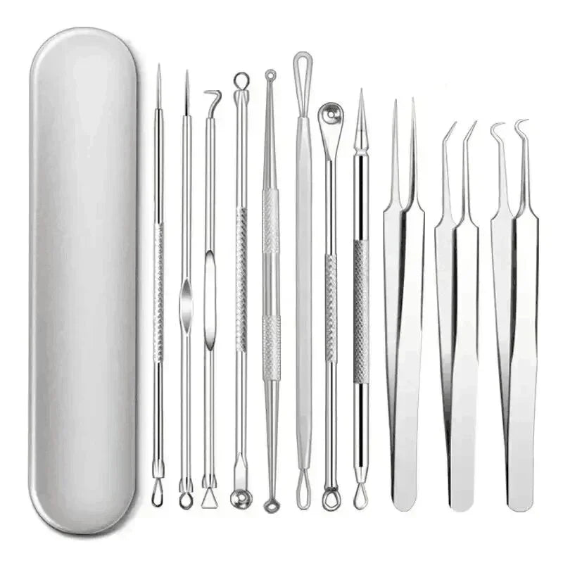 Pinzas para el cabello encarnado, agujas para eliminar