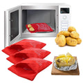 Bolsa de patatas para microondas, bolsa reutilizable