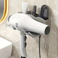 Cabello secador almacenamiento estante baño pared baño
