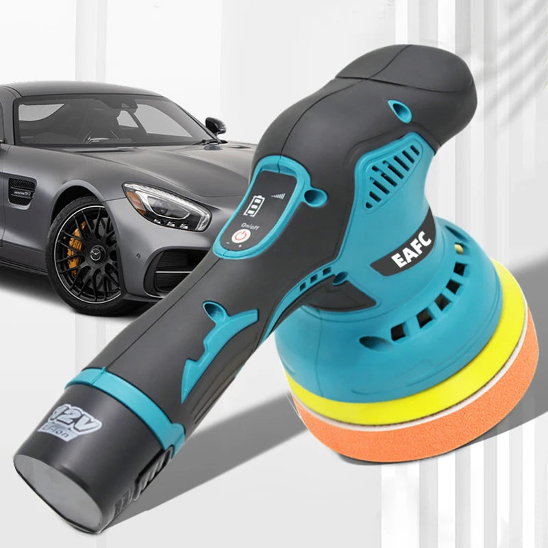 Pulidor de coche inalámbrico, 12V, 2800-5500rpm