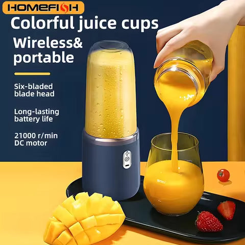 Portable Juicer Blender 400ml Electric Fruit