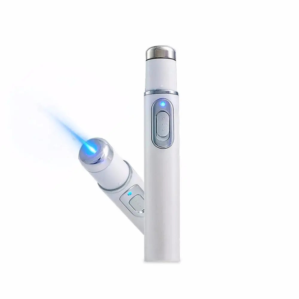 Terapia de luz azul, pluma láser para acné, terapia de