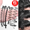 6/1 Uds. Banda para el cabello de Metal de moda para