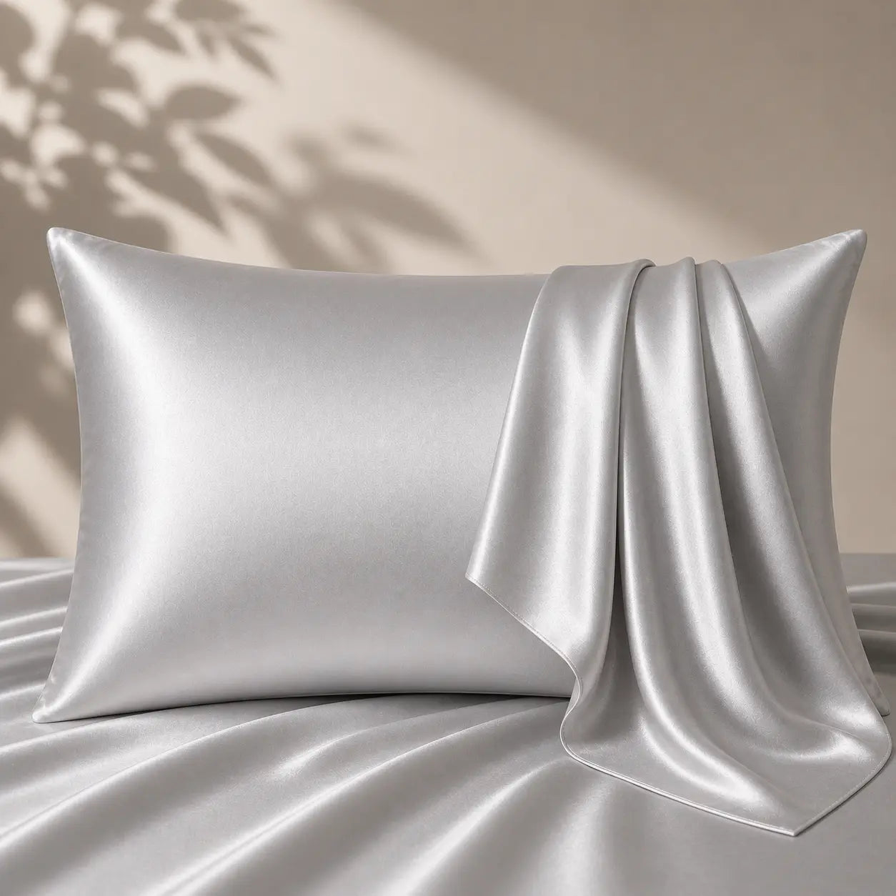 100% Mulberry Silk Pillowcase - 22 Momme, 6A, Made in USA