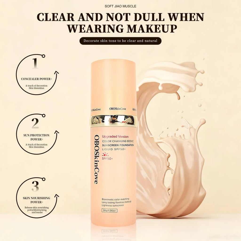 Foundation 4 in 1 - Medium Spectrum, Liquid Foundation for Flawless, Natural Looking Finish