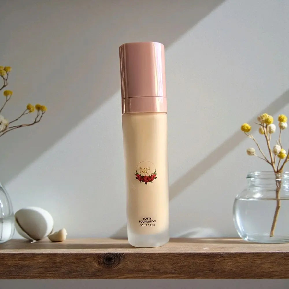 Medium Coverage Liquid Foundation - Matte Finish, 30Ml, Lightweight & Long-Lasting, Perfect for Daily Use