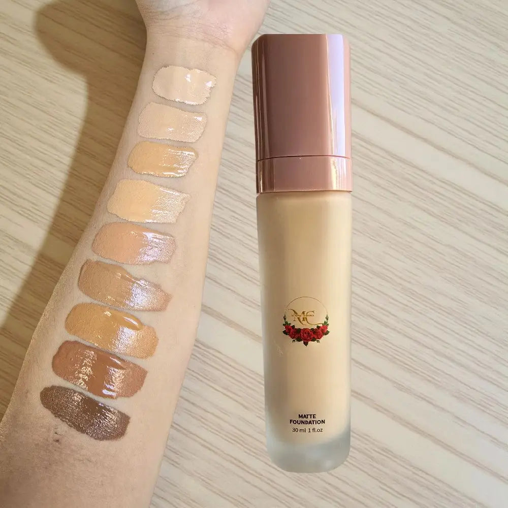 Medium Coverage Liquid Foundation - Matte Finish, 30Ml, Lightweight & Long-Lasting, Perfect for Daily Use