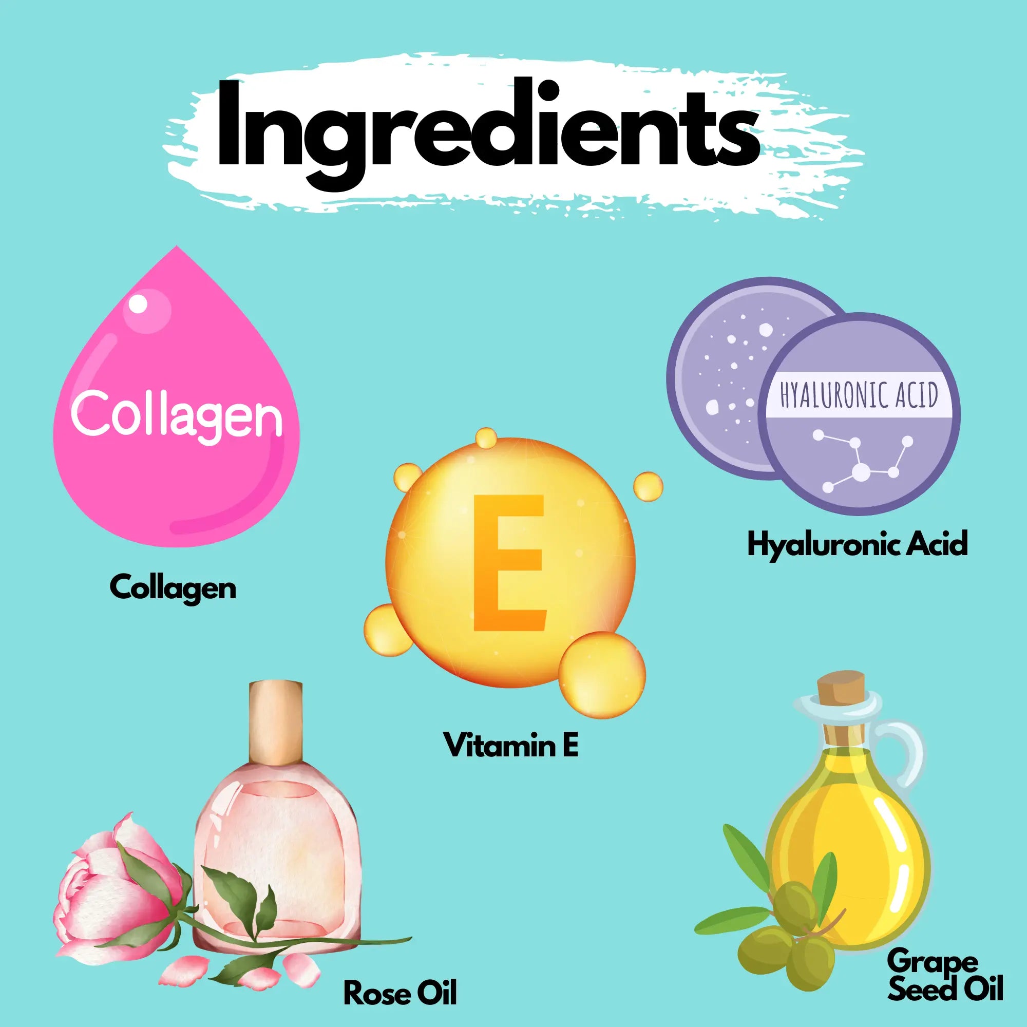 Rosie Claire Cosmetics Bright Eyes Collagen and Hyaluronic Acid under Eye Patches Soothing