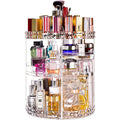 360 Rotating Makeup Organizer Large Perfume Organizer Beauty Organizer Clear Storage Display Case with 7 Layers and Detachable Shelves for Bedroom Dresser or Vanity Countertop