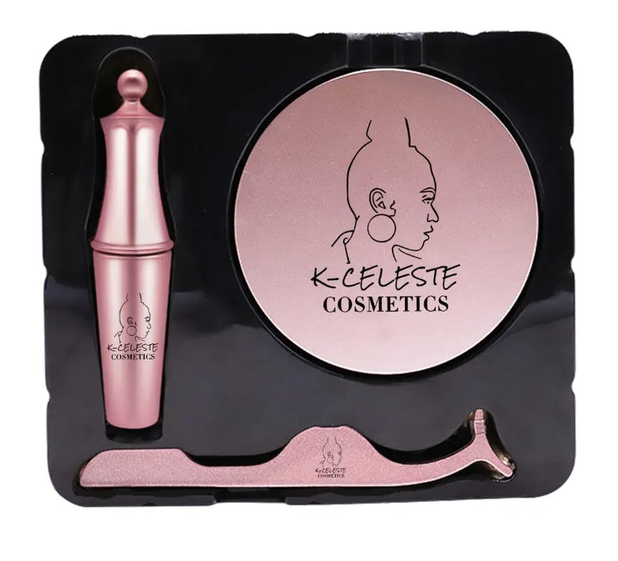 K-Celeste Cosmetics Magnetic Lashes W/ Eye Liner Glue