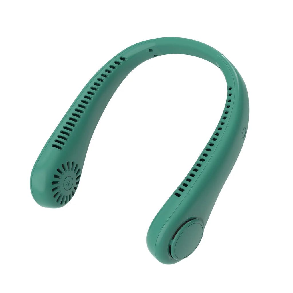 1/2 PCS Vaneless Hanging Neck Fan, Wearable Cooling Fan with 360 ° Air Outlet, Portable Hanging Neck Fan, Rechargeable Personal Cooling Fan, Suitable for Three Wind Speeds of Hot and Humid Weather